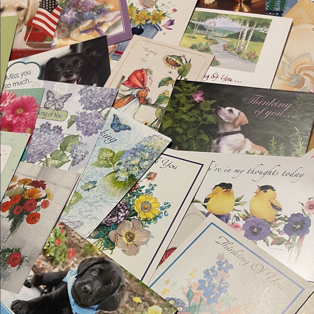 Thinking of you Greeting Cards bundle Set 25 card bundle